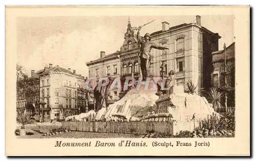 Belgie Belgique Anvers Ansichtskarte AK Monument Baron d&#39Hanis