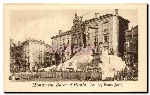 Belgie Belgique Anvers Cartes postales Monument Baron d&#39Hanis