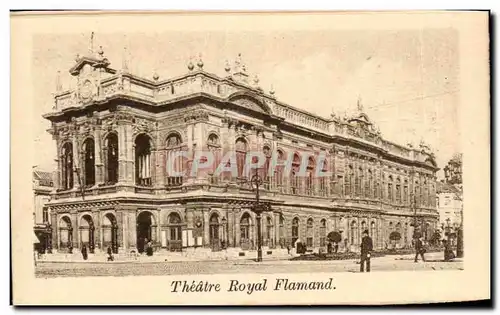 Belgie Belgique Anvers Cartes postales Le theatre royal Flamand