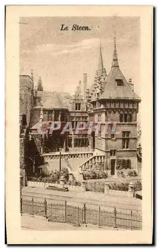 Belgie Belgique Anvers Cartes postales Le steen