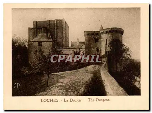 Loches Ansichtskarte AK Le donjon