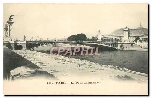 Paris Cartes postales Le pont Alexandre