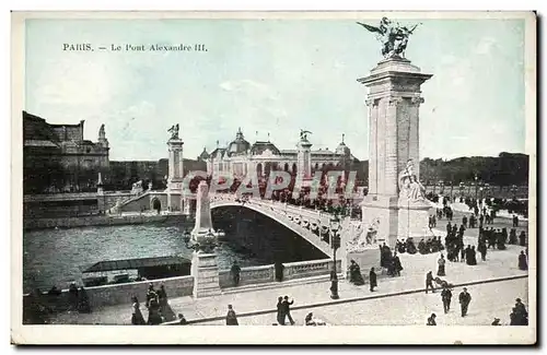 Paris Cartes postales Le pont Alexandre III