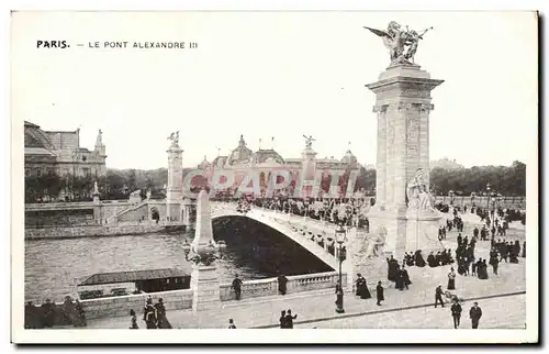 Paris Cartes postales Le pont Alexandre III