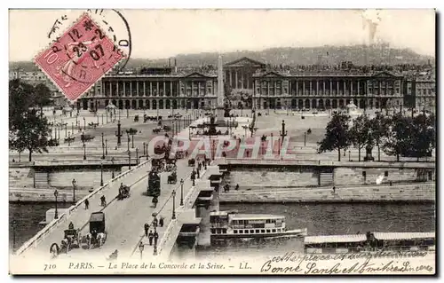 Paris Ansichtskarte AK Panorama vers la place de la concorde