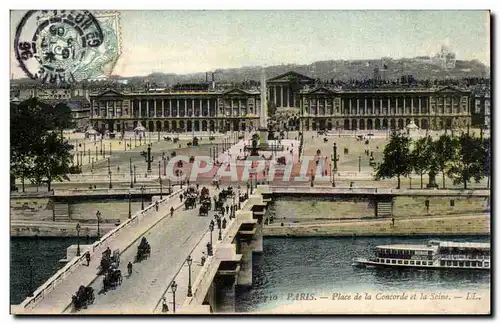 Paris Ansichtskarte AK Panorama vers la place de la concorde