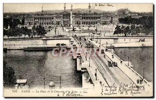 Paris Cartes postales Panorama vers la place de la concorde