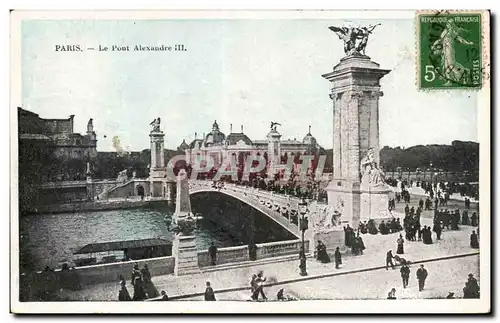 Paris Cartes postales Le pont Alexandre III