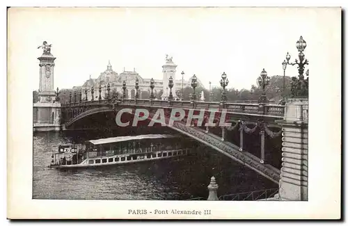 Paris Cartes postales Le pont Alexandre III