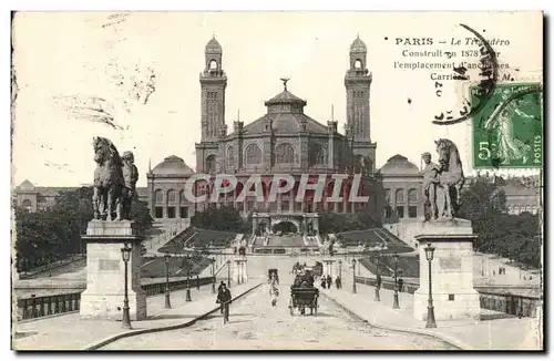 Paris Ansichtskarte AK Le Trocadero et le pont d&#39iena