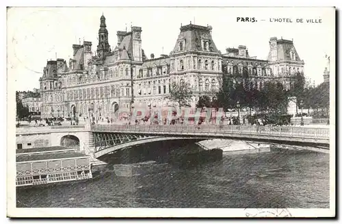 Paris Cartes postales Hotel de ville