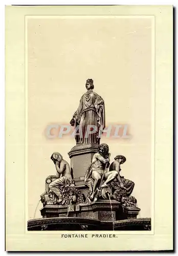 Nimes Ansichtskarte AK Fontaine Pradier