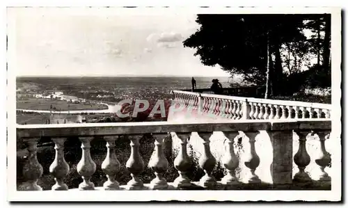 Moderne Karte Vichy Vue generale prise de la cote St Amand (483m)