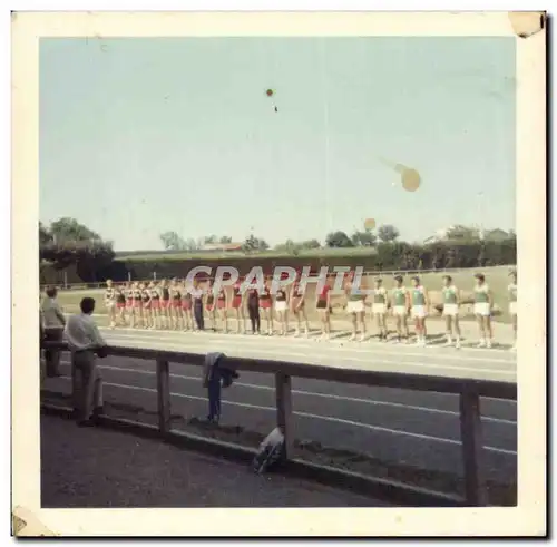 Photo Pamiers 1970 Rencontre de l&#39 Allemagne Atlhetisme sport