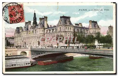 Paris Cartes postales Hotel de ville