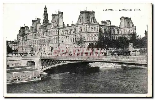 Paris Cartes postales Hotel de ville