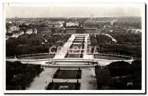 Paris Ansichtskarte AK Les jardins du Champ de Mars et l&#39ecole militaire