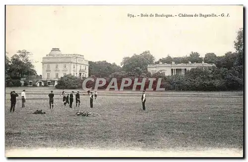 Paris Ansichtskarte AK Bois de Boulogne Chateau de Bagatelle