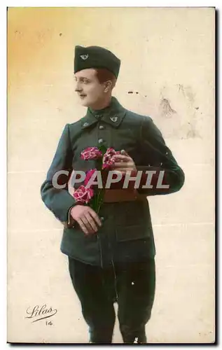 Cartes postales Fantaisie Homme Militaria