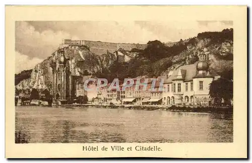 Dinant Cartes postales Hotel de ville et citadelle