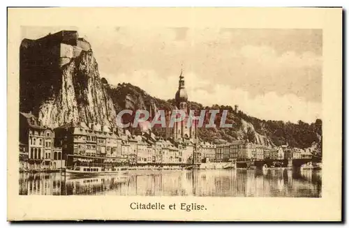 Dinant Cartes postales Citadelle et eglise