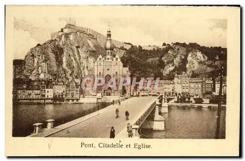 Dinant Cartes postales Pont citadelle et eglise