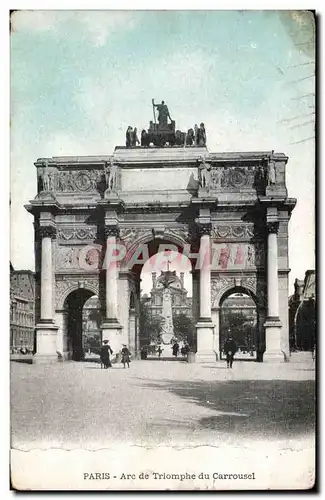 Cartes postales Paris Arc de triomphe du CArrousel