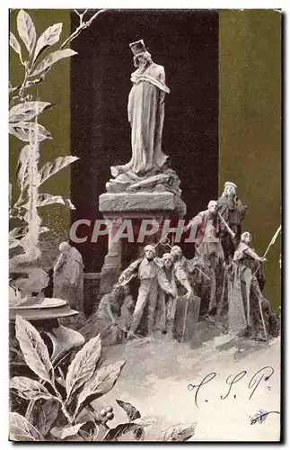 Cartes postales Fantaisie Tchecolovaquie Tchequie Tchequia Christ