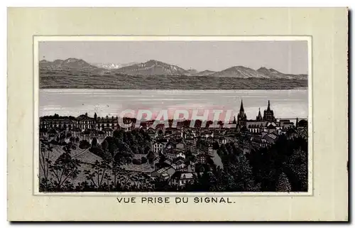 Cartes postales Suisse Lausanne Vue prise du signal