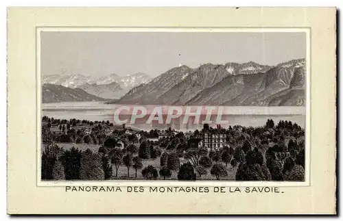 Cartes postales Suisse Lausanne Panorama des montagnes de la Savoie