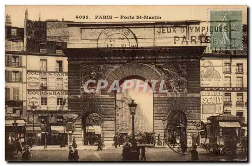 Paris Cartes postales Porte ST martin