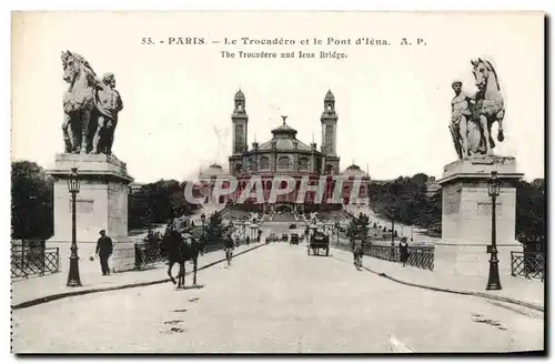 Paris Cartes postales Trocadero et pont d&#39Iena