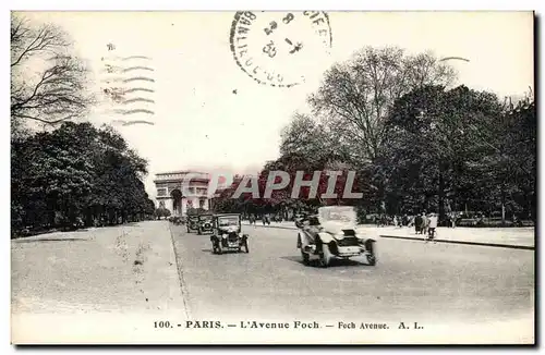 Paris Ansichtskarte AK Avenue Foch