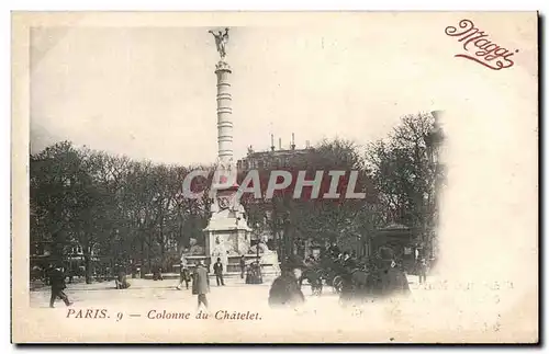 Paris Cartes postales Colonne du chatelet