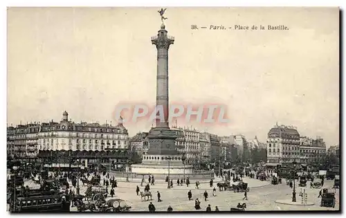 Paris Cartes postales Place de la Bastille