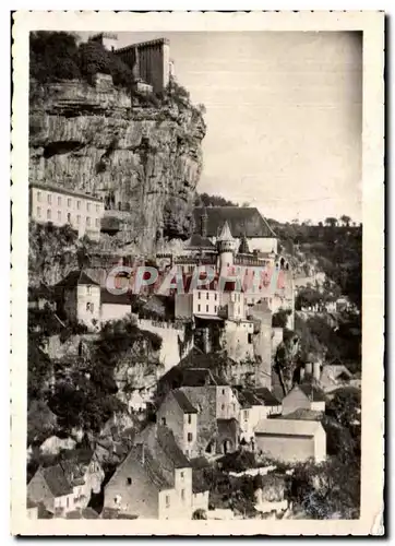 Moderne Karte Rocamadour Les sanctuaires et le chateau