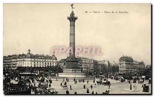 Paris Cartes postales Place de la Bastille