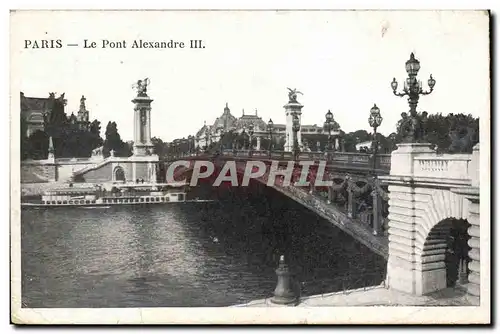 Paris Cartes postales Pont Alexandre III