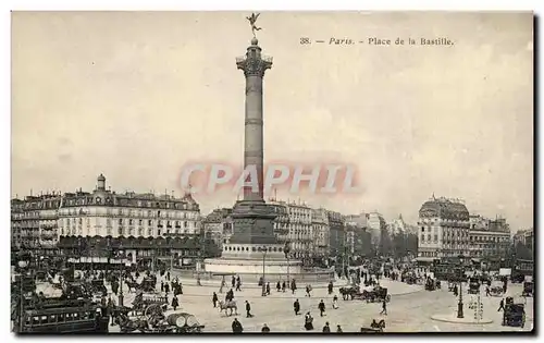 Paris Cartes postales Place de la Bastille