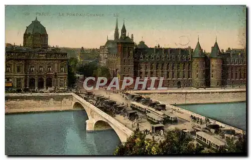 Paris Ansichtskarte AK Le pont au change