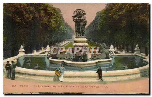 Paris Ansichtskarte AK Le luxembourg La fontaine de carpeaux