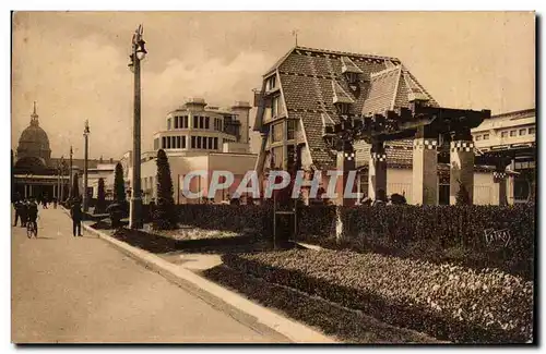 Paris Cartes postales Exposition des Arts decoratifs Paris 1925 Pavillons de Mulhouse et St Etienne de Lyon