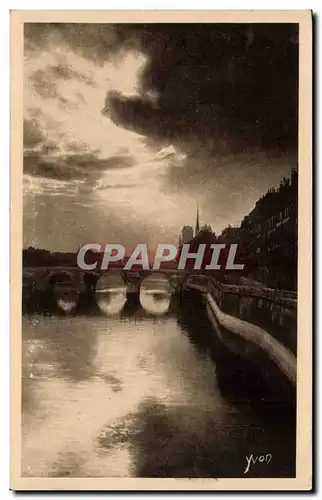 Paris Ansichtskarte AK La Seine au quai de Bethune