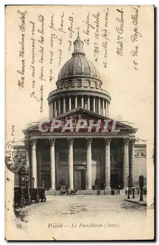 Paris Cartes postales Le Pantheon