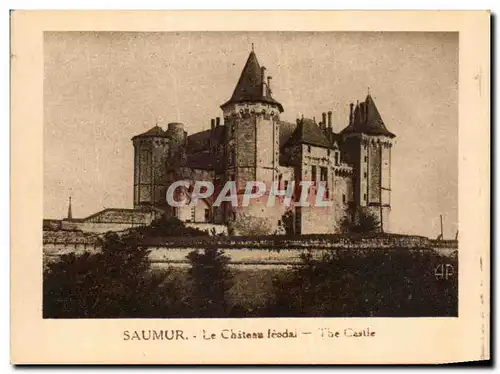 Saumur Cartes postales le chateau feodal