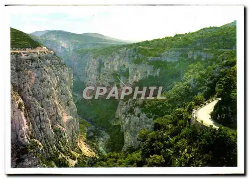 Cartes postales moderne Gorges du Verdon FAlaises du Bauchet