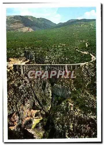 Cartes postales moderne Gorges du Verdon La route Varoise et le pont sur l&#39Artuby