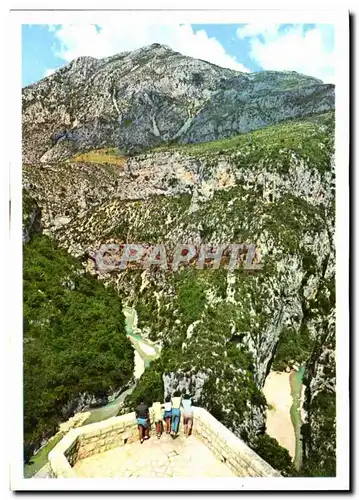 Cartes postales moderne Gorges du Verdon Balcon de la mescia