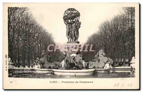 Paris Ansichtskarte AK Fontaine de Carpeaux