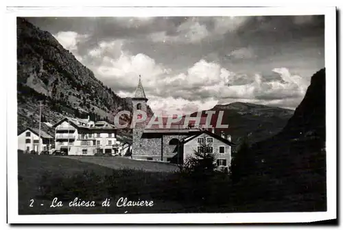 Italie italia Cartes postales moderne La Chiesa de Claviere